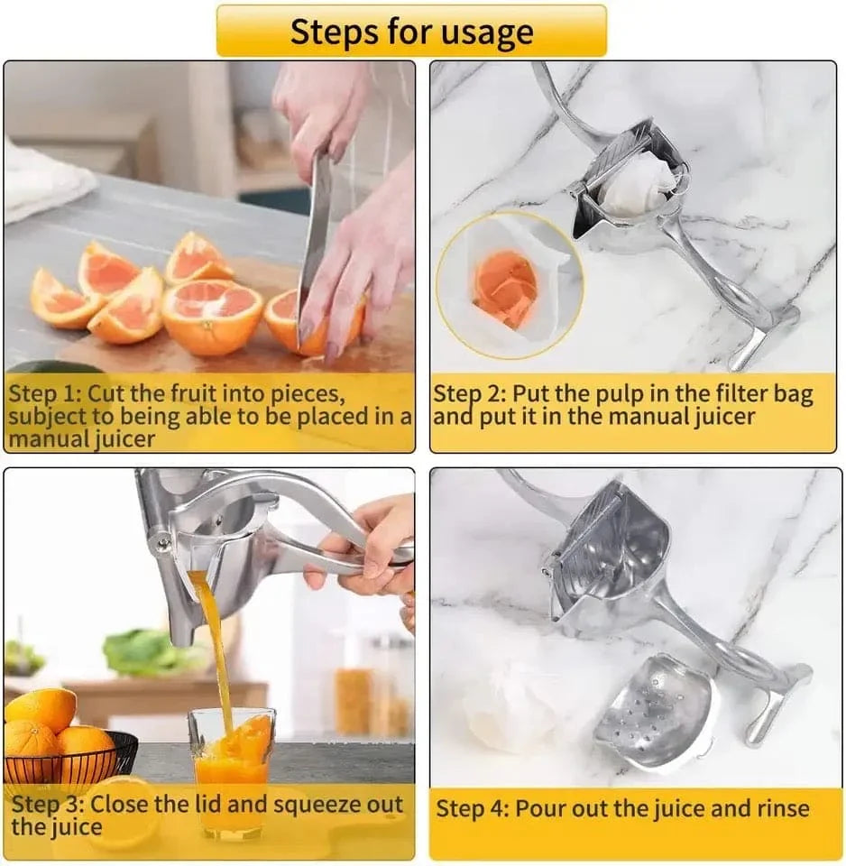 Manual Fruit Juicer Hand Squeezer